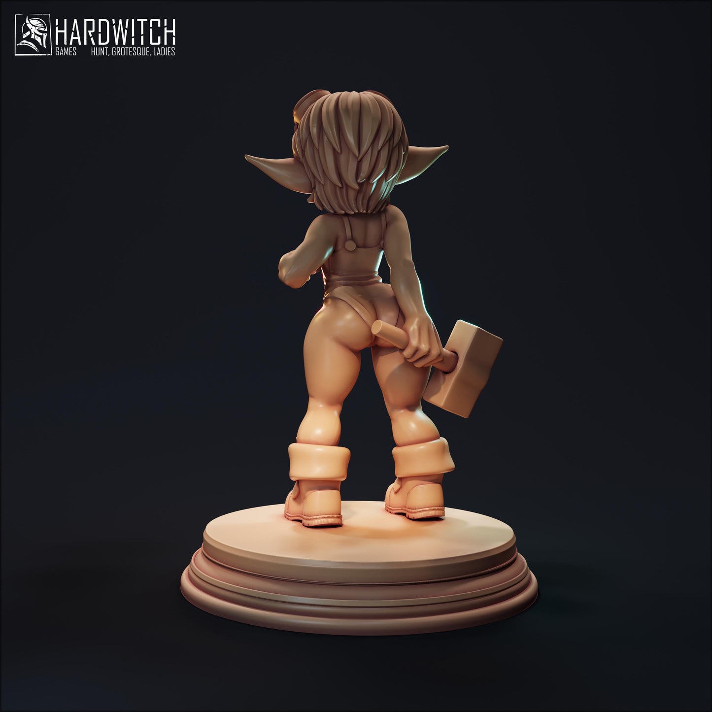 Ruddah Miniature - 28mm / 32mm / 36mm / 75mm - HardWitch Games - Resin Printed Figure for TTRPGs and Board Games