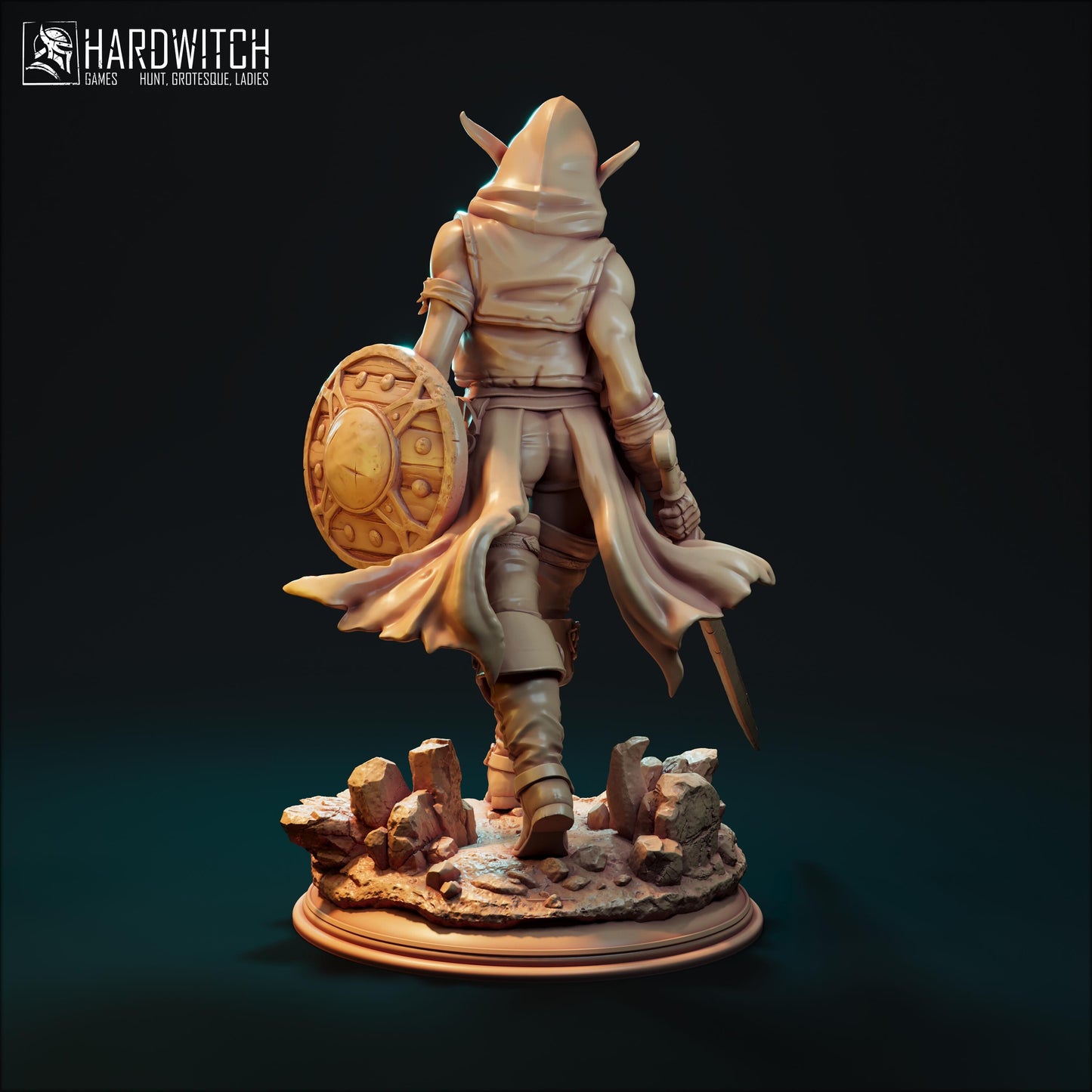 Orpherin Traceless Miniature - 28mm / 32mm / 36mm / 75mm - HardWitch Games - Resin Printed Figure for TTRPGs and Board Games