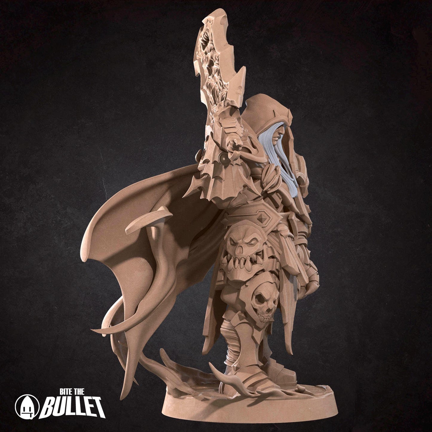 Red Demon Rider Miniature - 28mm / 32mm / 36mm - Bite the Bullet - Resin Printed Figure for D&D, TTRPGs, and Board Games