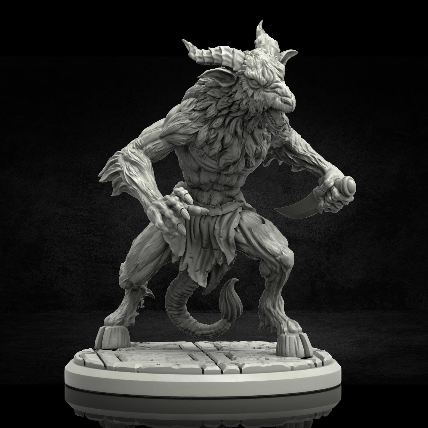 Goat Spawn Miniature - 28mm / 32mm / 36mm - Adaevy Creations - Resin Printed Figure for Arkham Horror