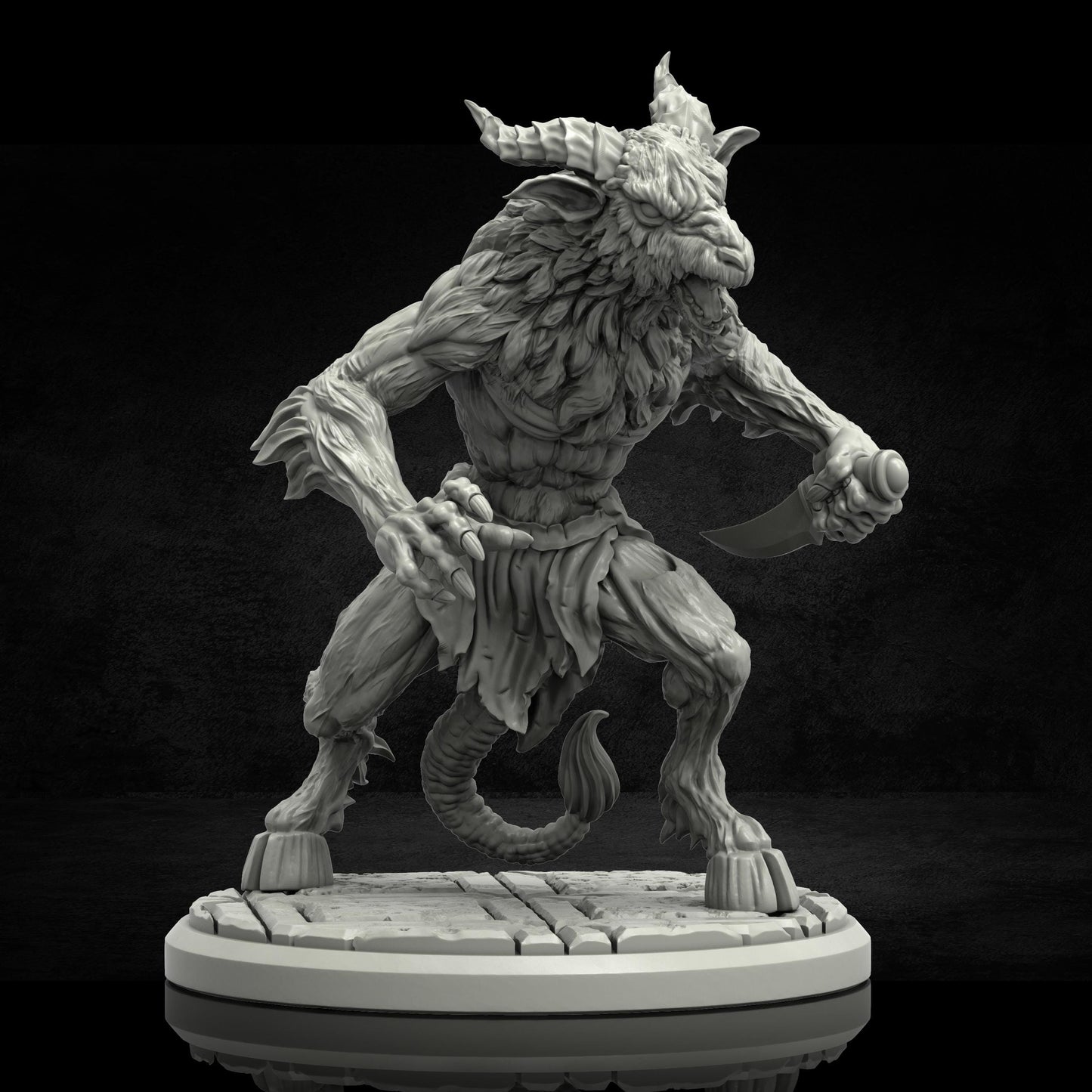 Goat Spawn Miniature - 28mm / 32mm / 36mm - Adaevy Creations - Resin Printed Figure for Arkham Horror