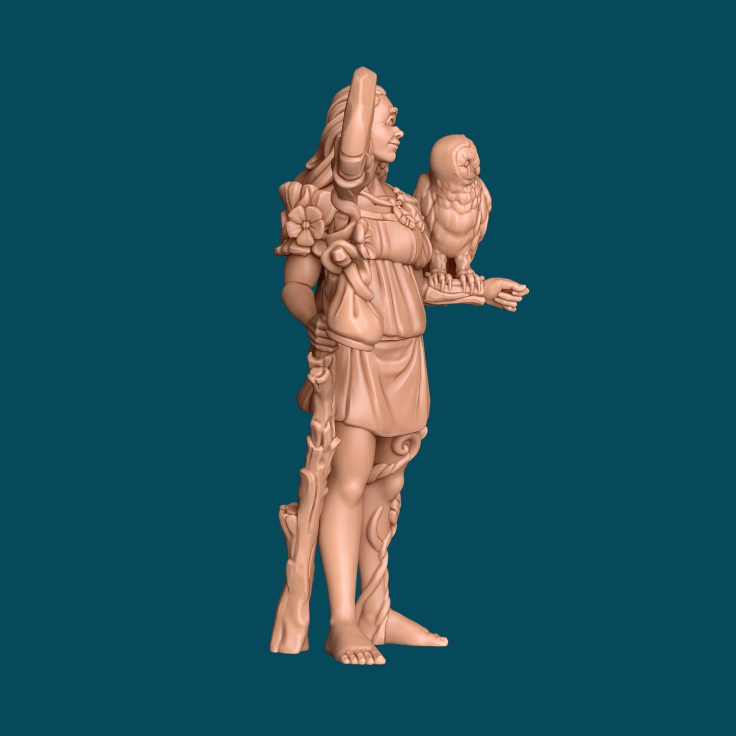 Conifer, Cyclops Druid Miniature - Awkward Penguin’s Minis - 28mm / 32mm / 36mm - Resin Printed Figure for TTRPGs and Painting
