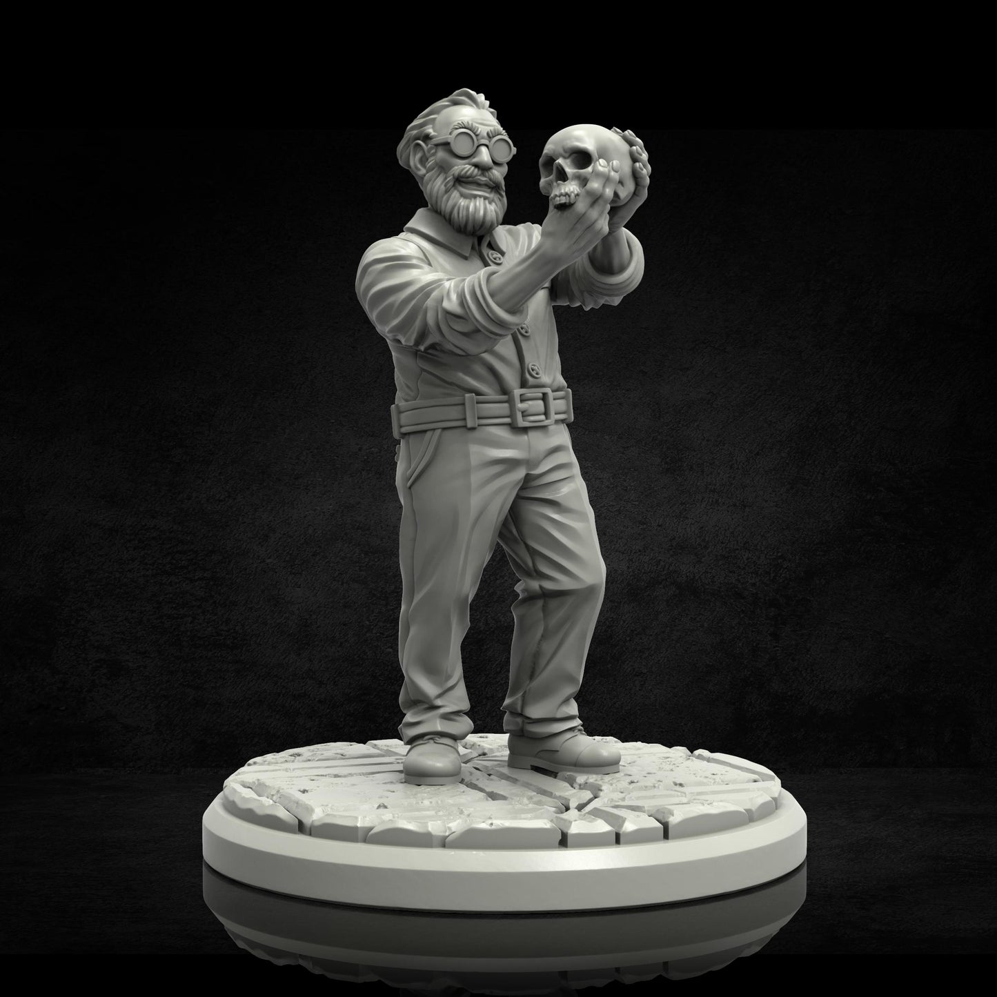 Docent Miniature - 28mm / 32mm / 36mm - Adaevy Creations - Resin Printed Figure for Arkham Horror