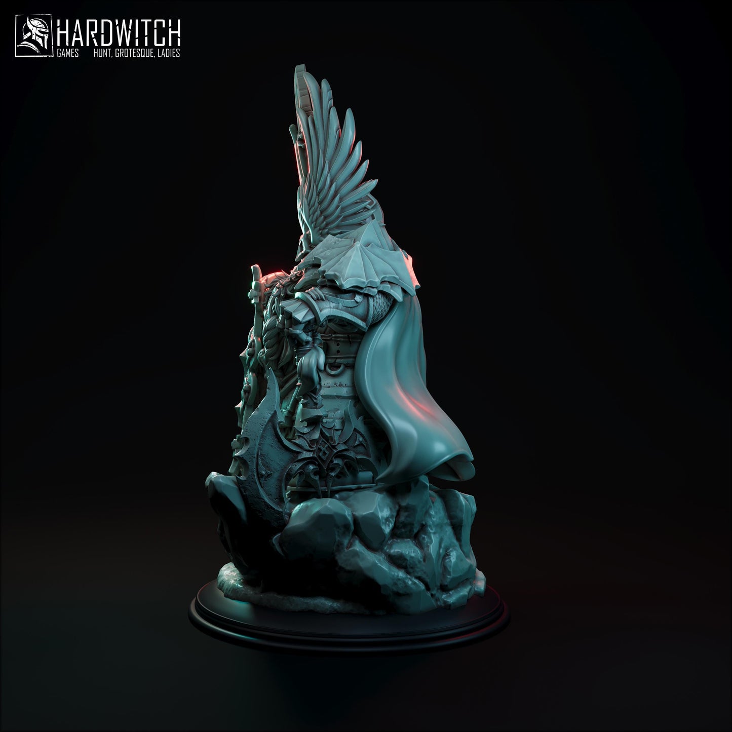 Berd Ironbrow Miniature - 28mm / 32mm / 36mm / 75mm - HardWitch Games - Resin Printed Figure for D&D, TTRPGs, and Board Gaming