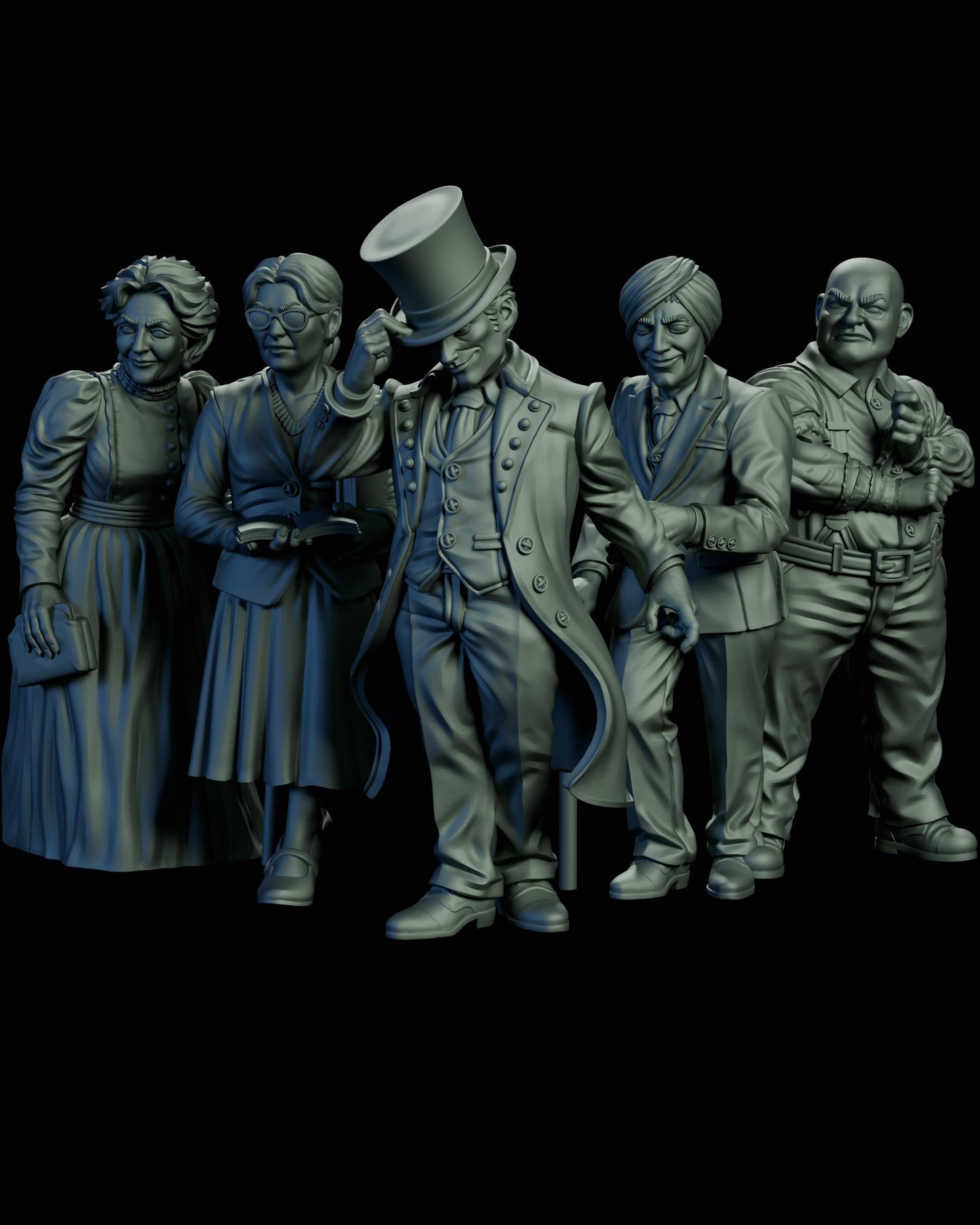 Banquet of Shifting Flesh Investigators Miniatures - 28mm / 32mm / 36mm - Adaevy Creations - Resin Printed Figure for Arkham Horror