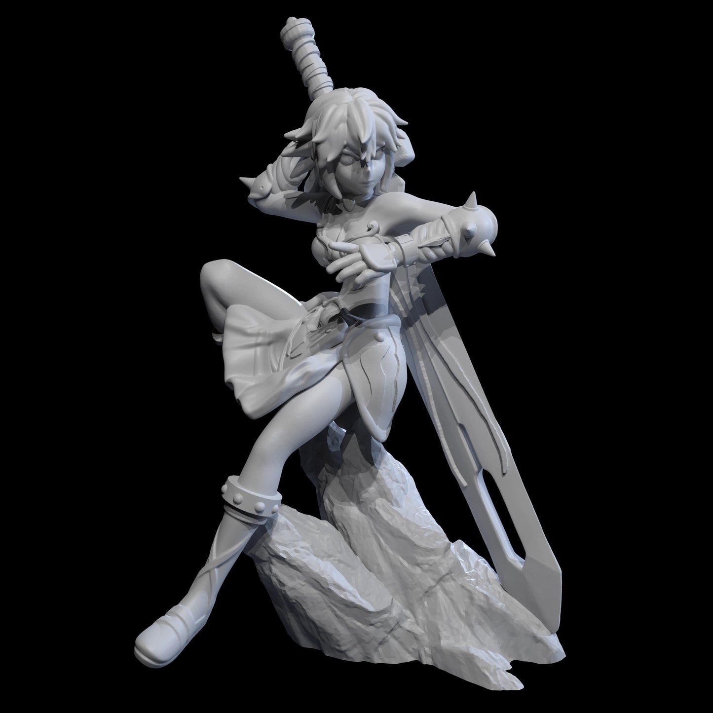 Dot Hackers Miniature - 28mm / 32mm / 36mm - Irnkman's Minis - Resin Printed Figure for D&D, TTRPGs, and Board Games