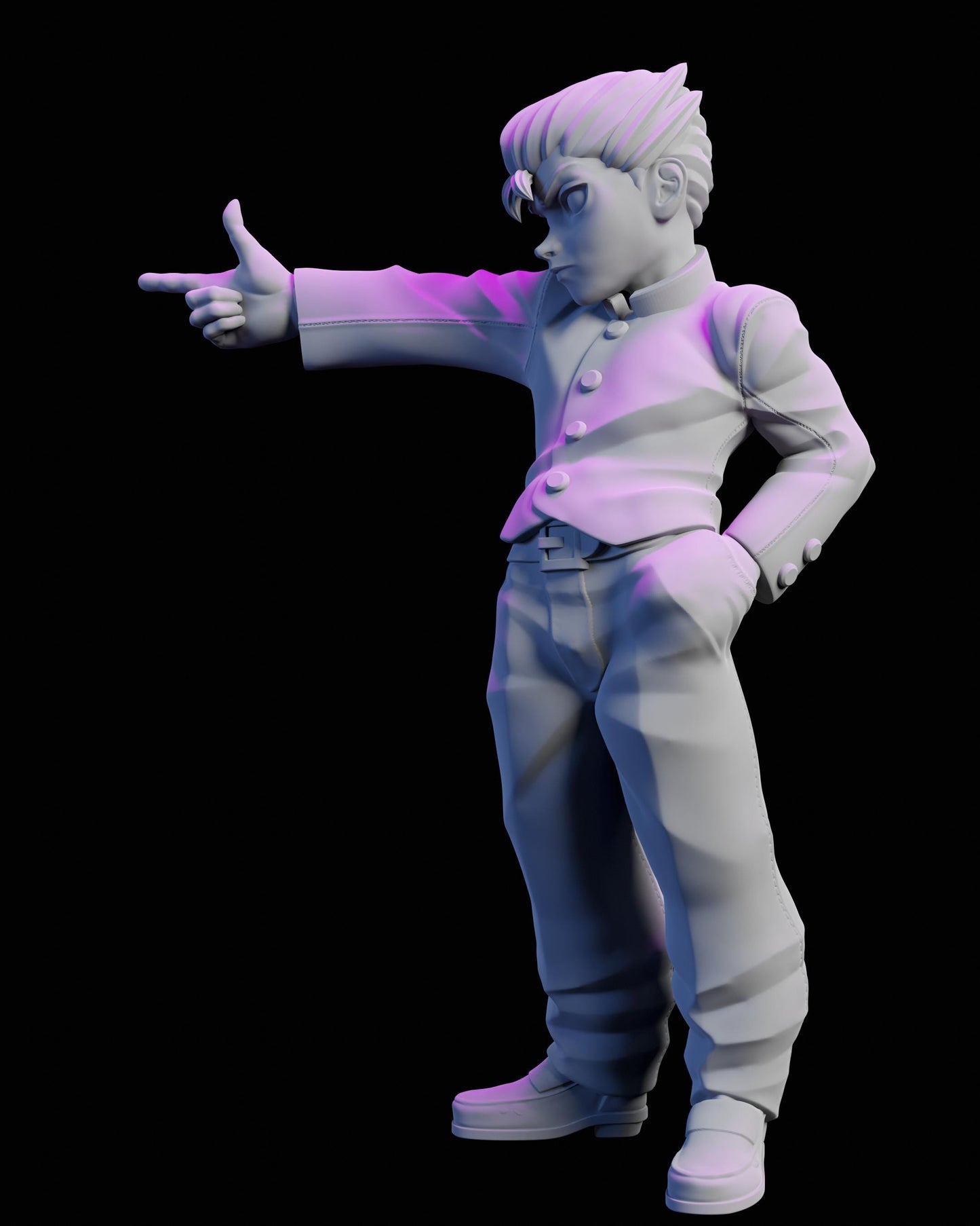 Spirit Detective Miniature - 28mm / 32mm / 36mm / 75mm - Ethan Savage Studios - Unpainted Resin Printed Figure for TTRPGs, and Board Games