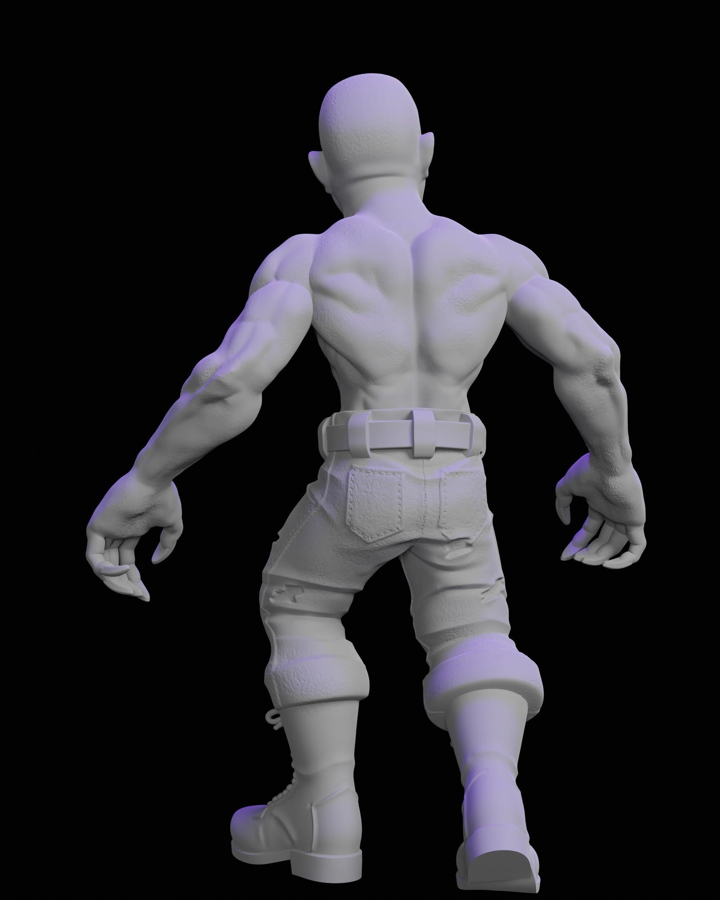 The Screamer Miniature - 28mm / 32mm / 36mm / 75mm - Ethan Savage Studios - Unpainted Resin Printed Figure for TTRPGs, and Board Games