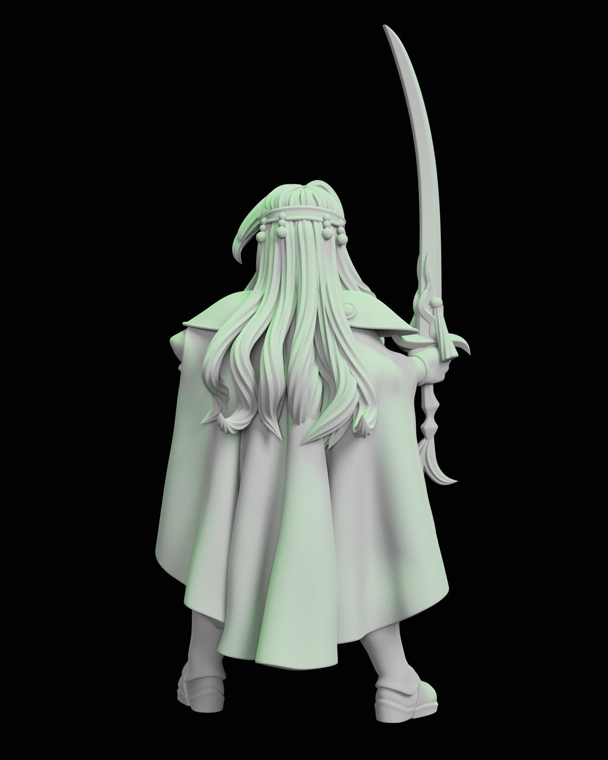 Rune Knight Miniature - 28mm / 32mm / 36mm / 75mm - Ethan Savage Studios - Unpainted Resin Printed Figure for TTRPGs and Board Games