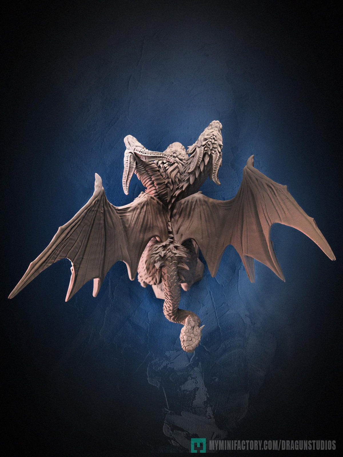 Chimera Miniature - DraGun Studios - 57mm / 80mm - Resin Printed Figure for D&D, TTRPGs, and Board Games
