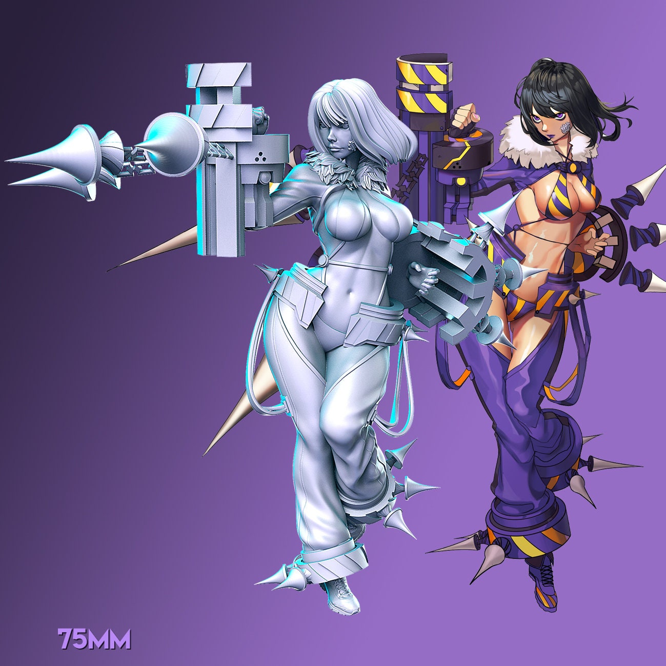 Spike, Metalhead - RN Estudio - 75mm Miniature