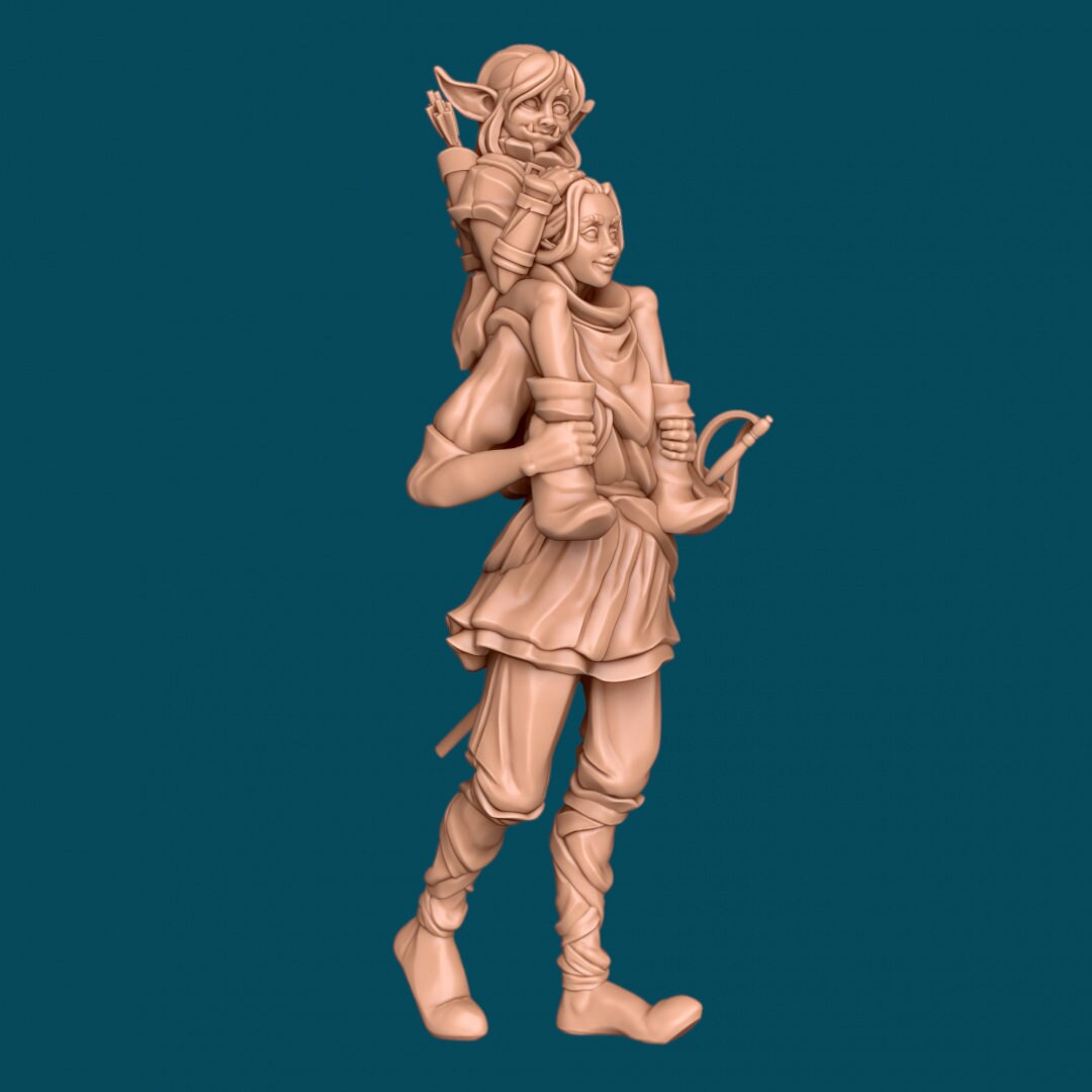 The Ride, A Tale of Two Friends - Awkward Penguin’s Minis - 28mm / 32mm / 36mm