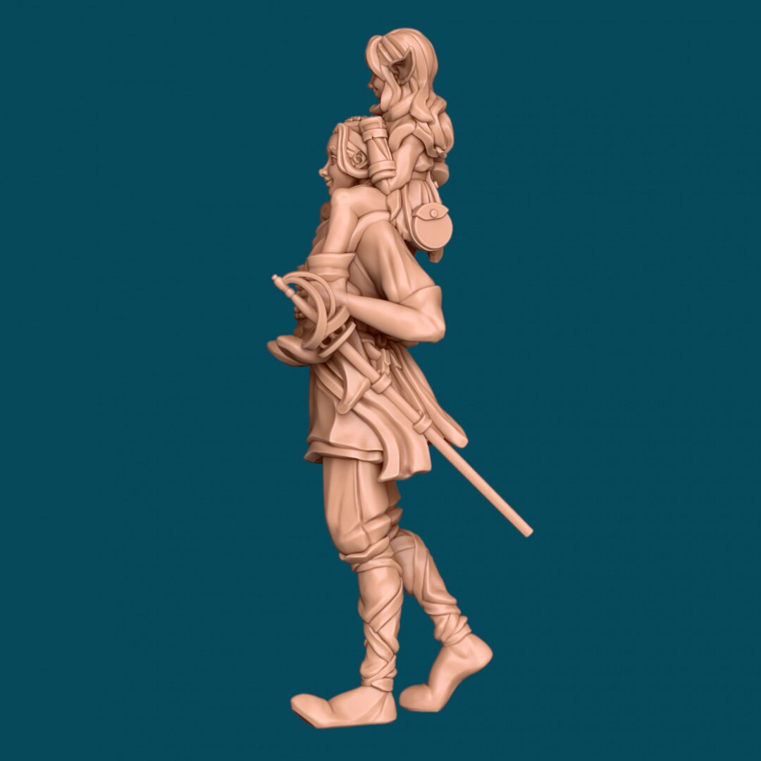 The Ride, A Tale of Two Friends - Awkward Penguin’s Minis - 28mm / 32mm / 36mm