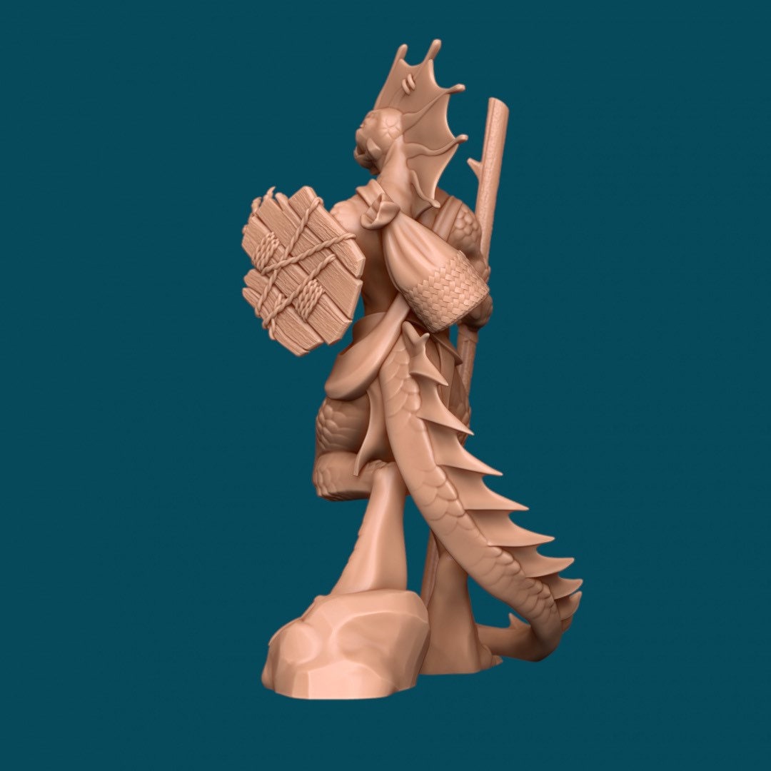 Tora, Charming Lizard - Awkward Penguin’s Minis - 28mm / 32mm / 36mm