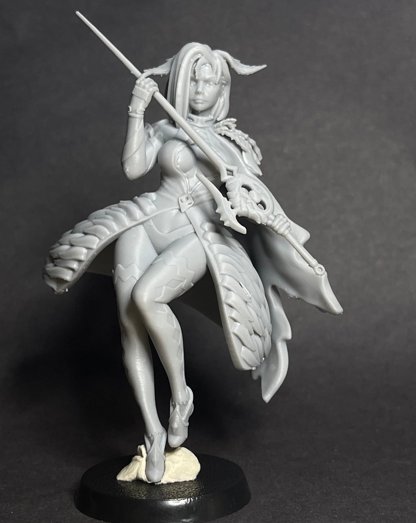 Corvus, Raven Knight - RN Estudio - 75mm Miniature