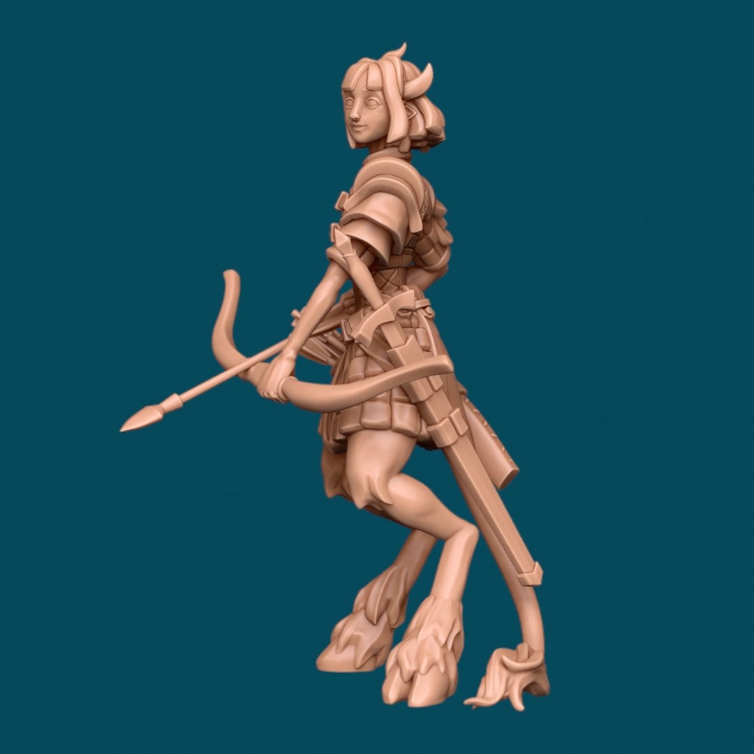 Petal, Tiefling Hunter - Awkward Penguin’s Minis - 28mm / 32mm / 36mm