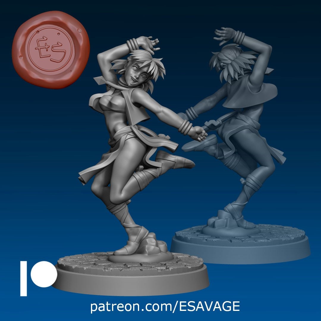 Aqua Acrobat - Ethan Savage Studios - 15mm / 28mm / 32mm / 36mm