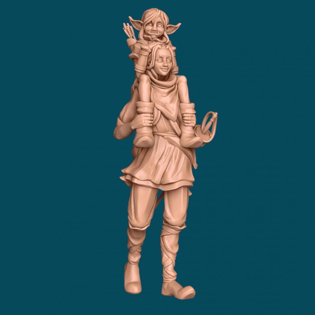 The Ride, A Tale of Two Friends - Awkward Penguin’s Minis - 28mm / 32mm / 36mm