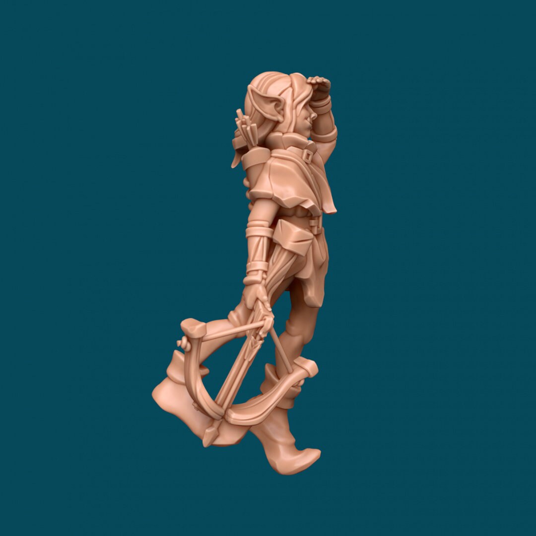 Ourgh Jr, Goblin Girl - Awkward Penguin’s Minis - 28mm / 32mm / 36mm