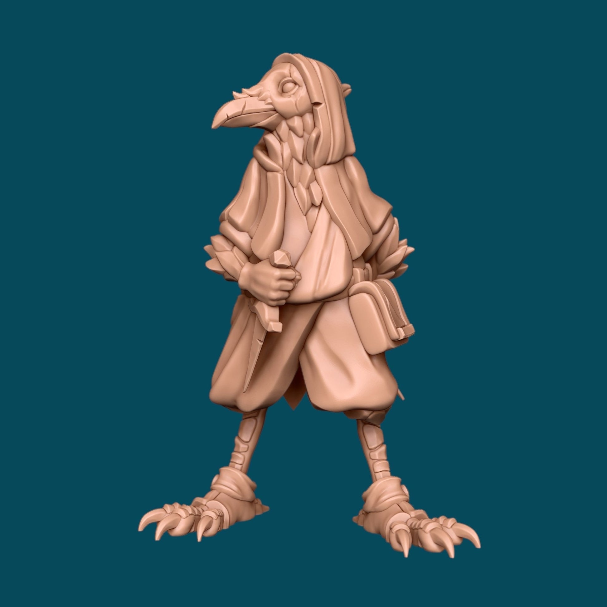 Quiet, Kenku Assassin - Awkward Penguin’s Minis - 28mm / 32mm / 36mm