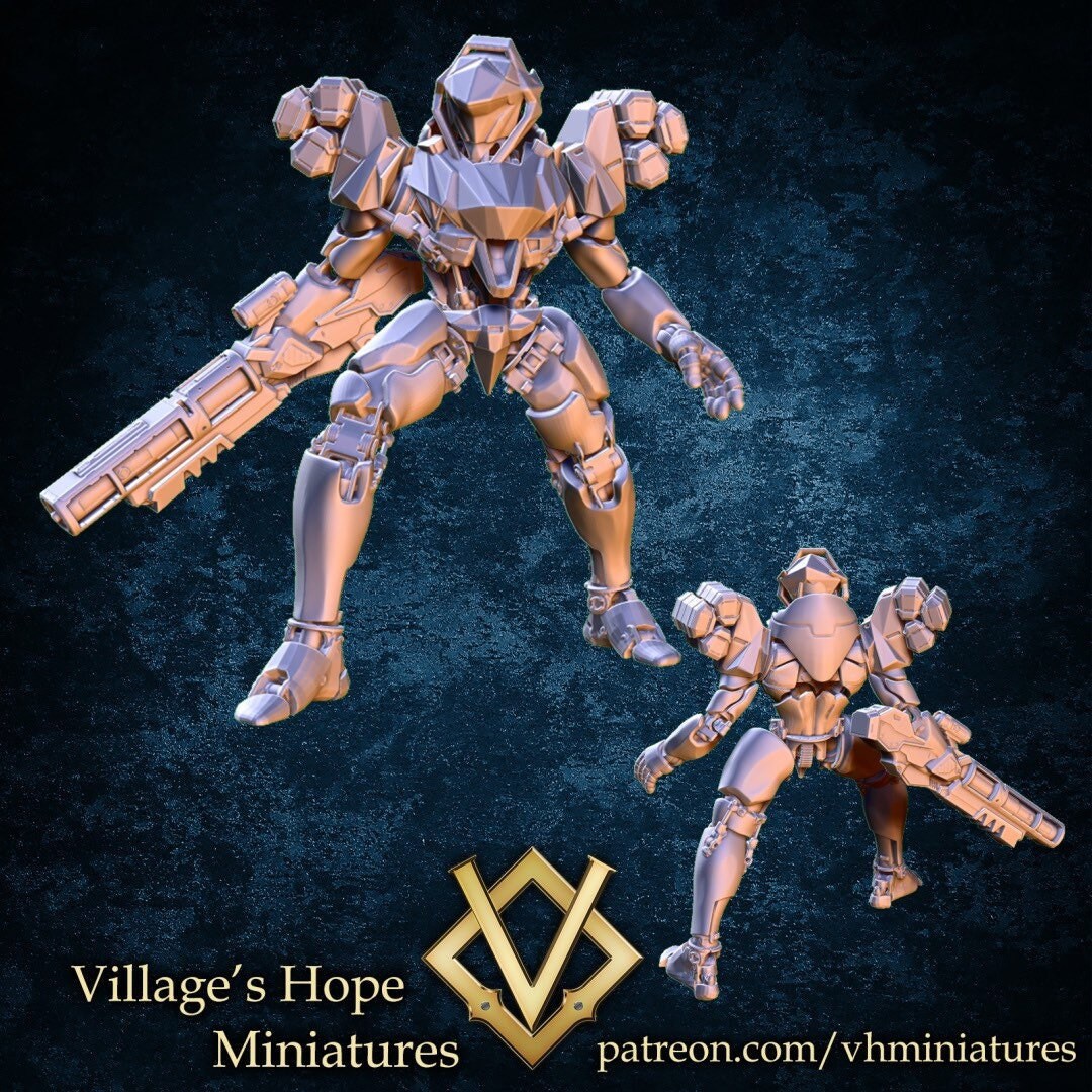 Cyborg Soldier - Village’s Hope - 28mm / 32mm / 36mm
