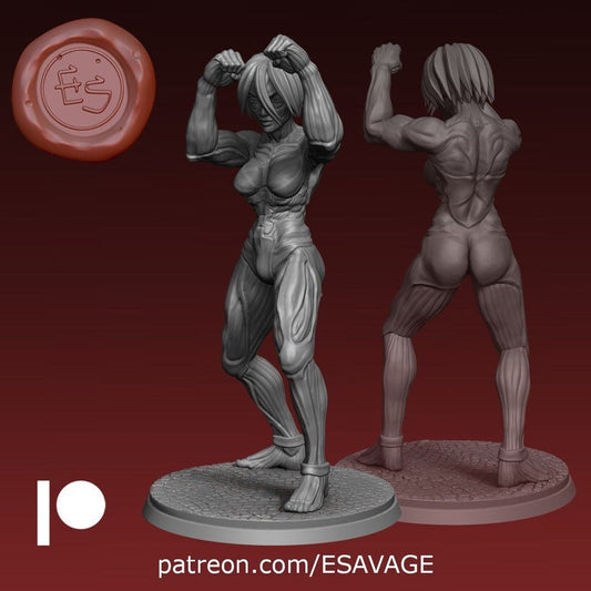 Female Giant Miniature - Ethan Savage Studios - 28mm / 32mm / 36mm