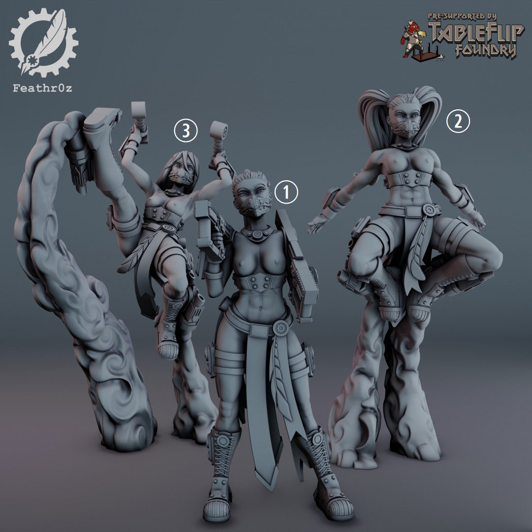 Aurora Vanguard Support Sergeants & NSFW - Feathr0z - 32mm