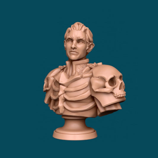 Eurshin, Dramatic Half-Orc (Bust) - Awkward Penguin’s Minis - 63mm