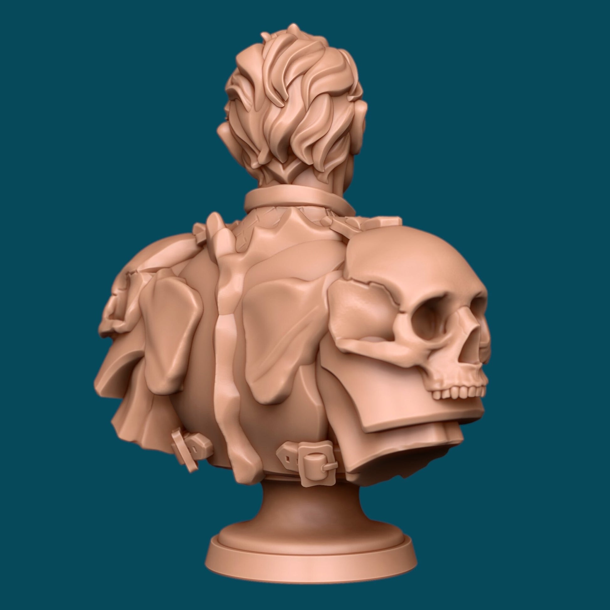 Eurshin, Dramatic Half-Orc (Bust) - Awkward Penguin’s Minis - 63mm