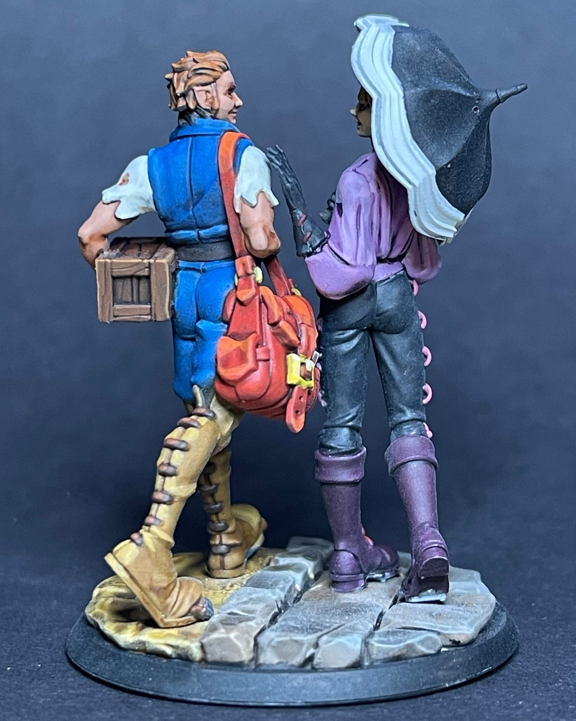 Fang & Fur Diorama (Painted) - Awkward Penguin’s Minis - 36mm