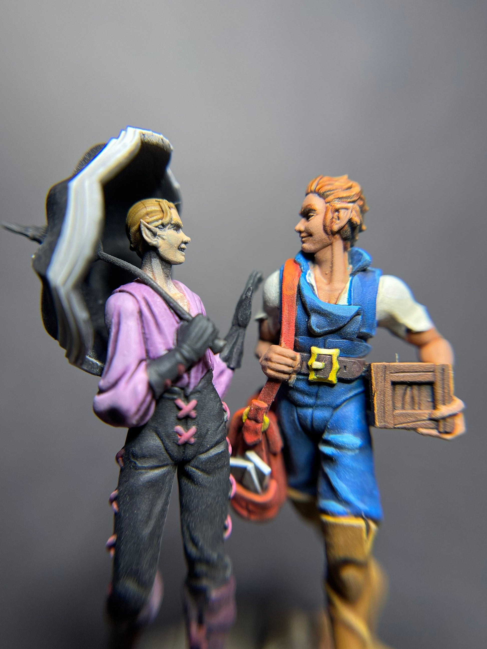 Fang & Fur Diorama (Painted) - Awkward Penguin’s Minis - 36mm