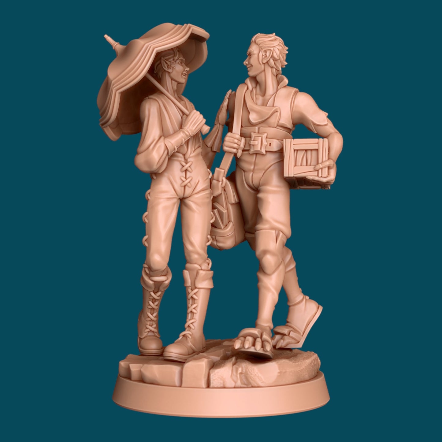 Fang & Fur Diorama - Awkward Penguin’s Minis - 28mm / 32mm / 36mm