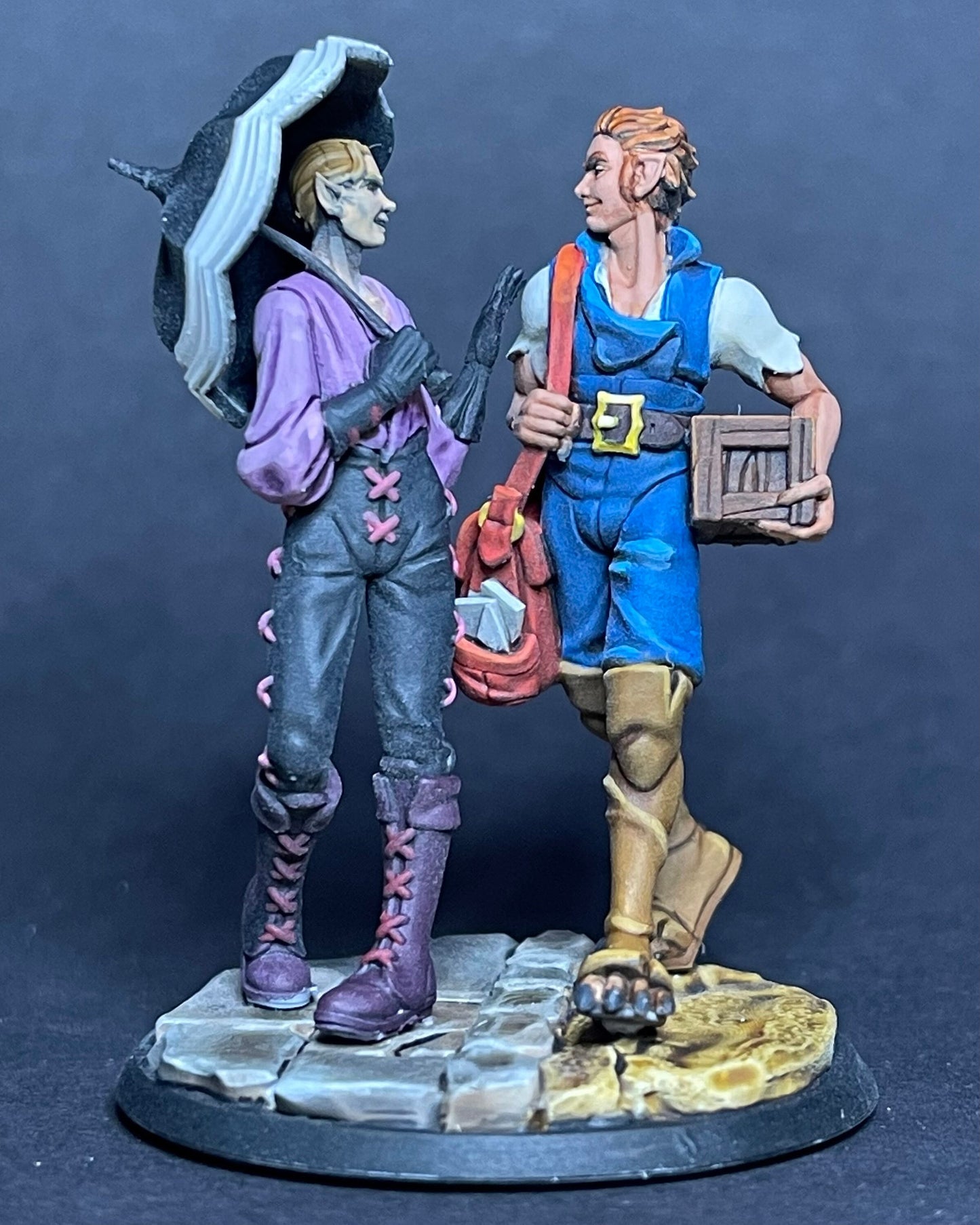 Fang & Fur Diorama (Painted) - Awkward Penguin’s Minis - 36mm