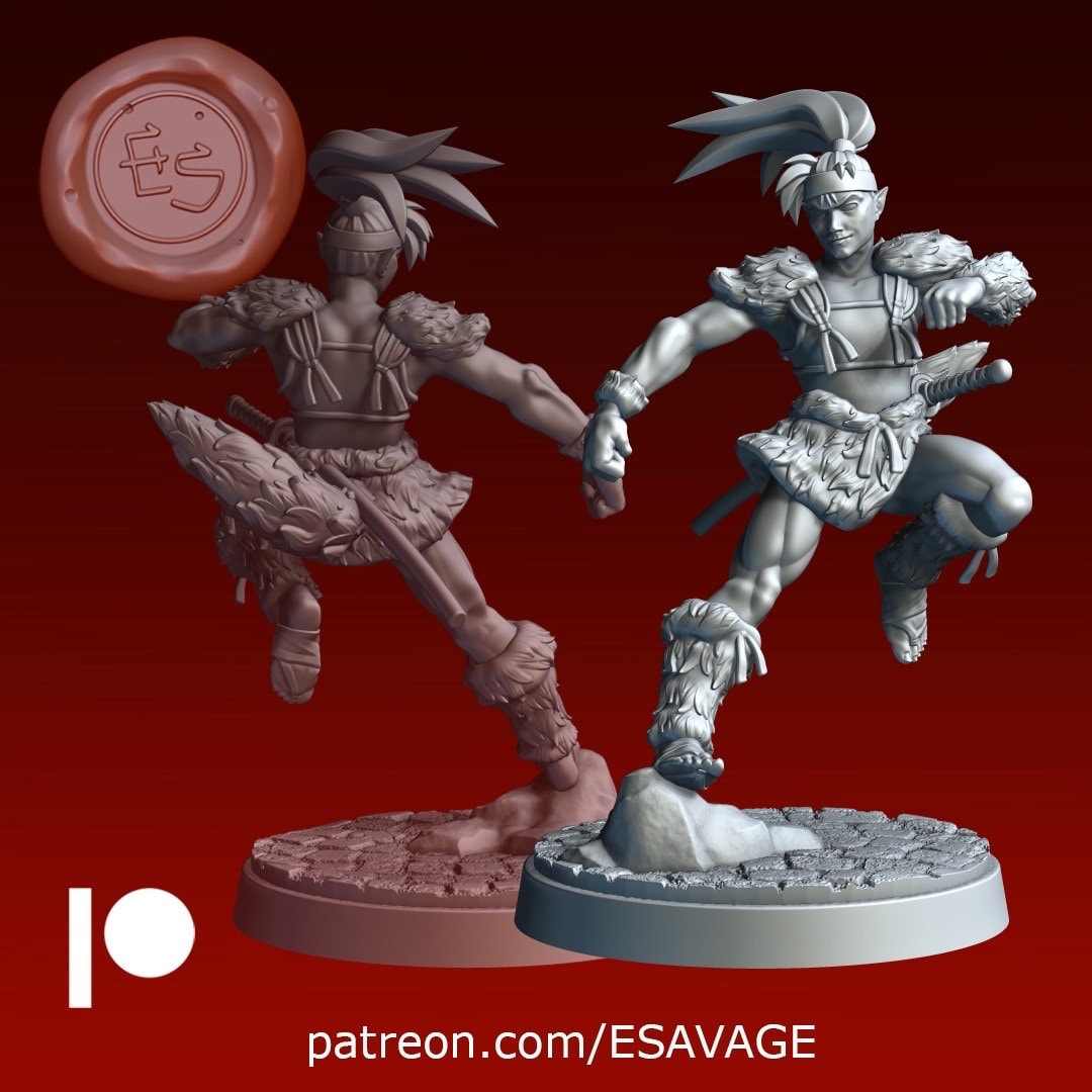 Tribal Boy - Ethan Savage Studios - 28mm / 32mm / 36mm