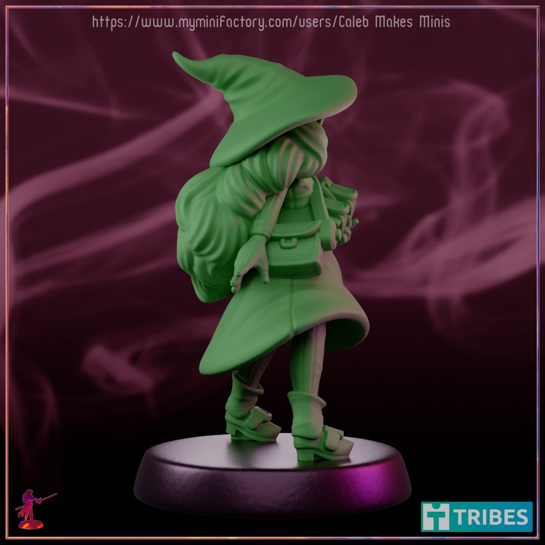 Phoebe the Student - Caleb Makes Minis - 28mm / 32mm / 36mm