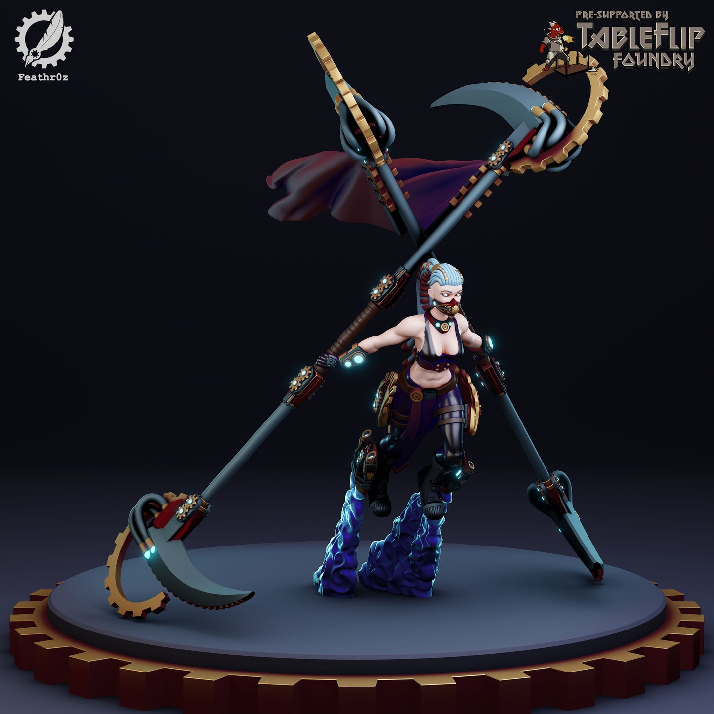 Aurora Vanguard Polearm Commanders - Feathr0z - 32mm
