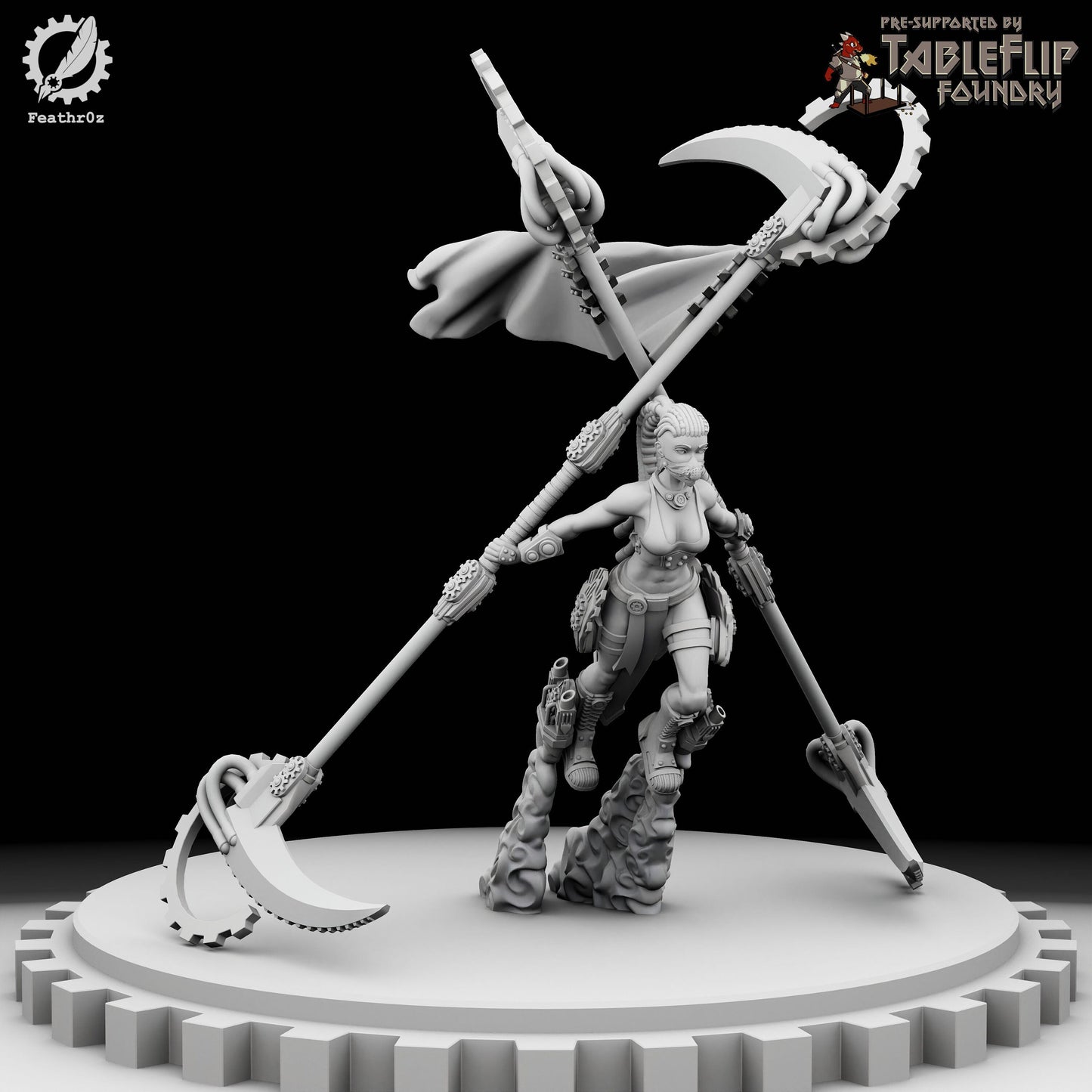 Aurora Vanguard Polearm Commanders - Feathr0z - 32mm