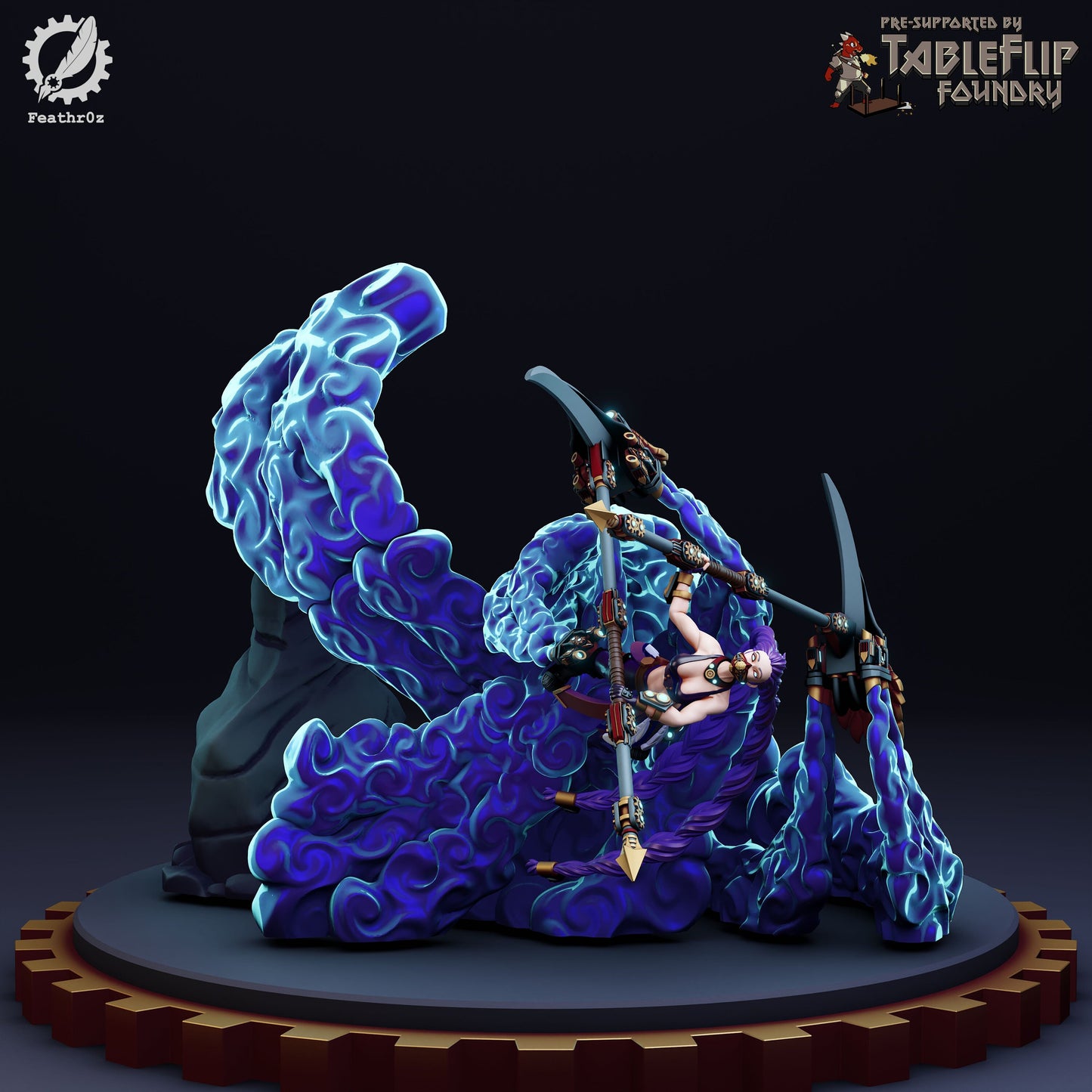 Aurora Vanguard Polearm Commanders - Feathr0z - 32mm