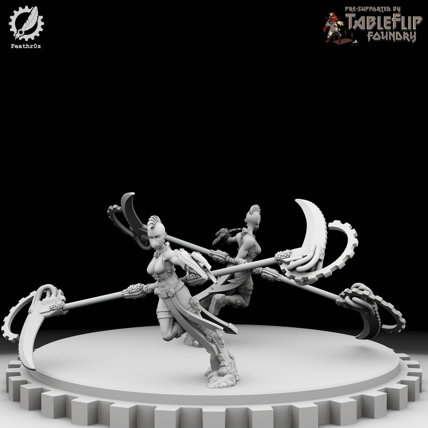 Aurora Vanguard Polearm Units - Feathr0z - 32mm