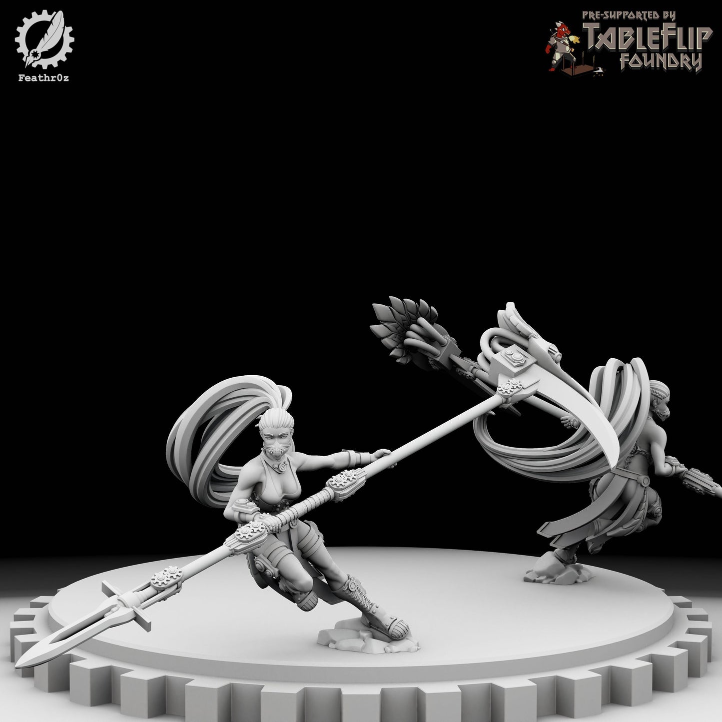 Aurora Vanguard Polearm Units - Feathr0z - 32mm