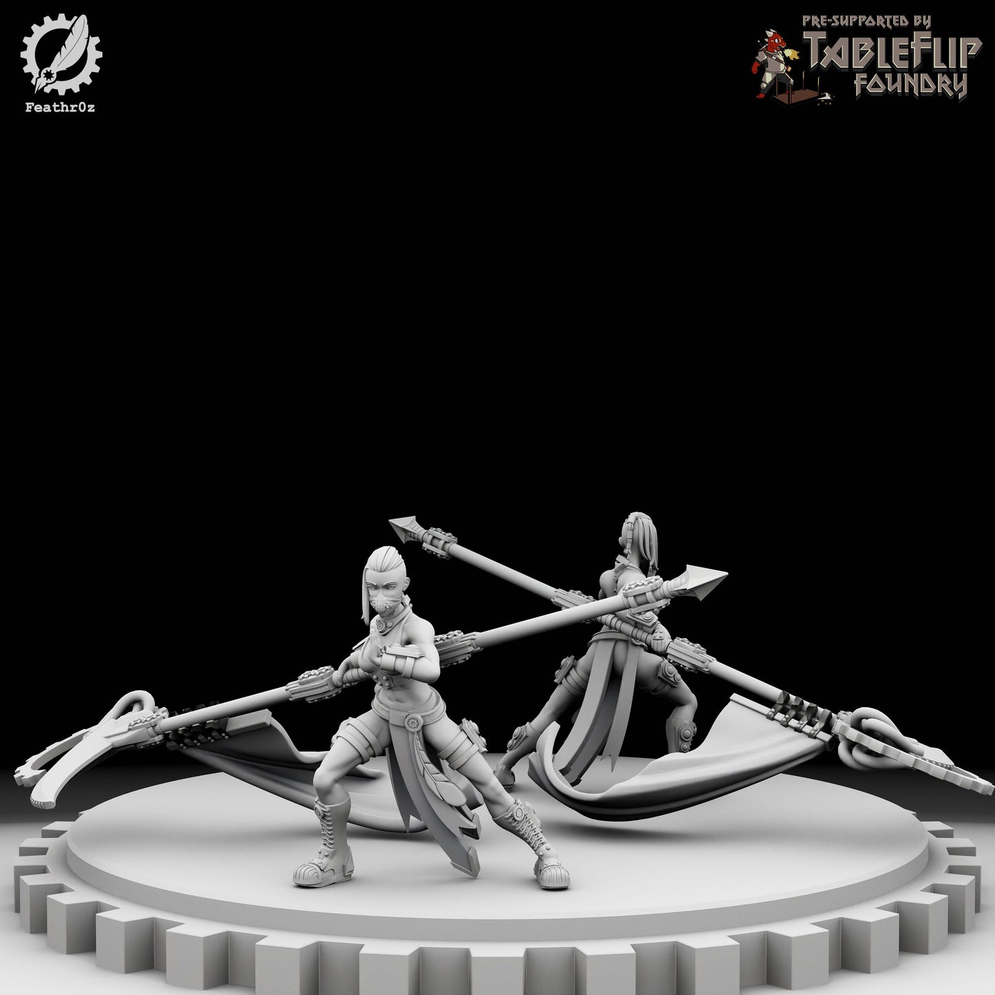Aurora Vanguard Polearm Units - Feathr0z - 32mm