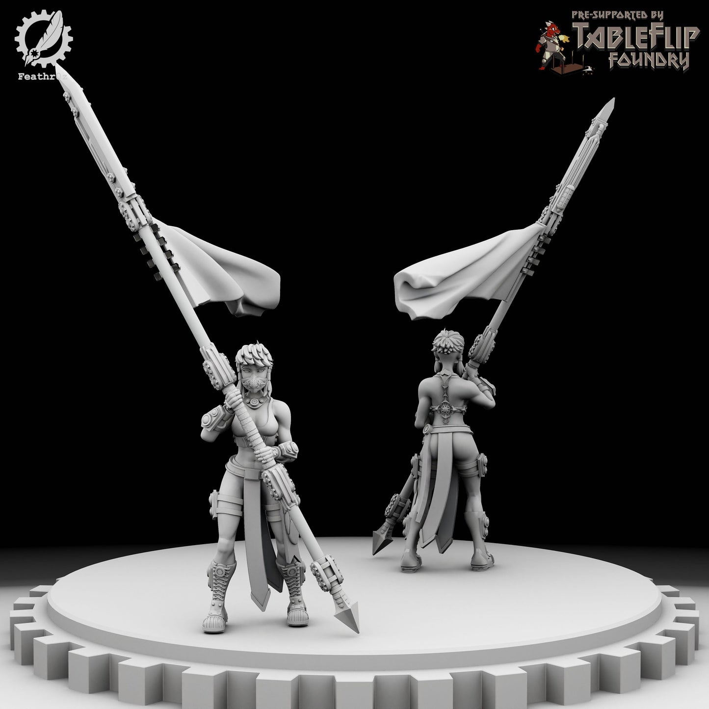 Aurora Vanguard Polearm Units - Feathr0z - 32mm