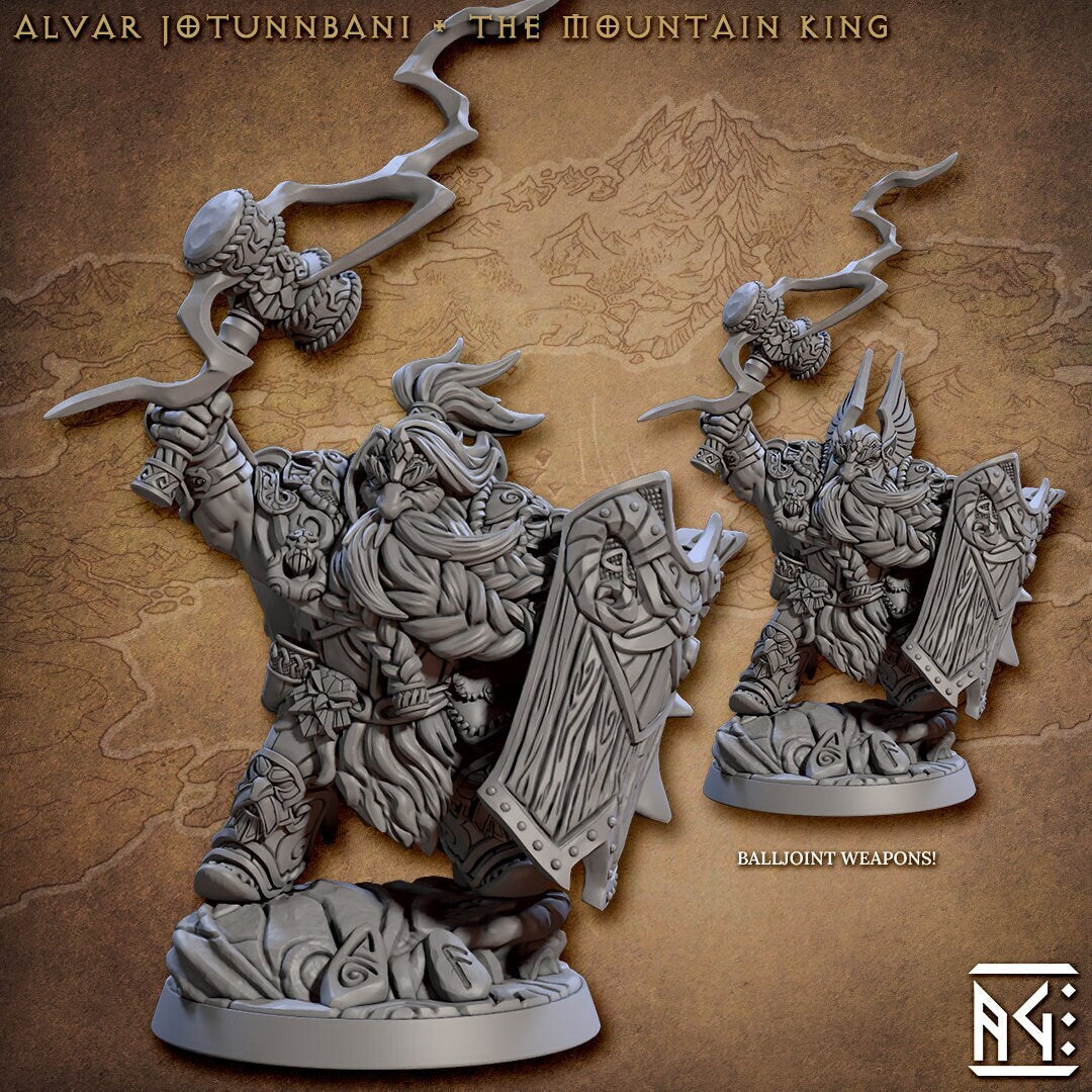 Alvar Jotunnbani - Artisan Guild - 28mm / 32mm / 36mm