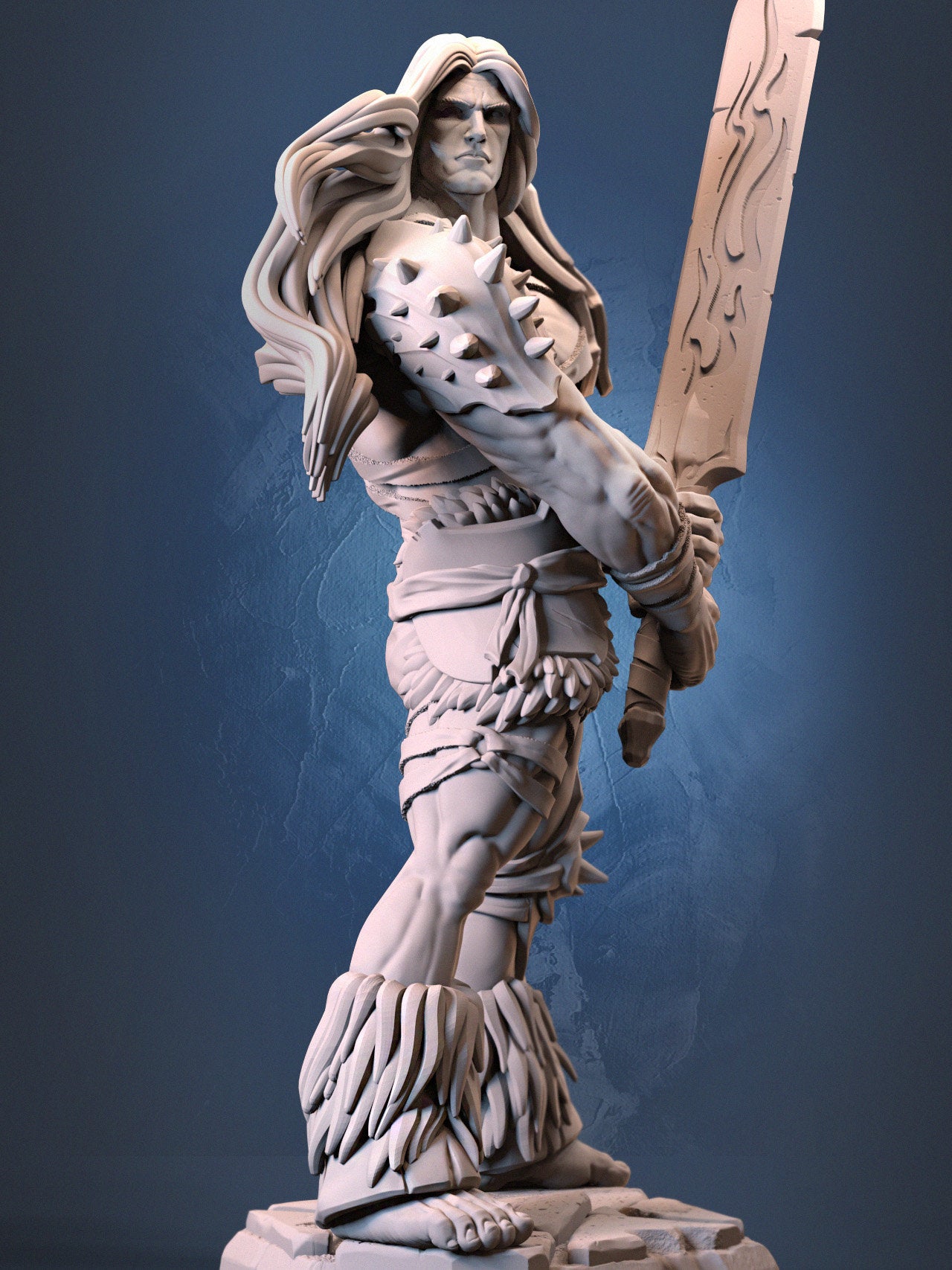Fighter (War Armor Set) - DraGun Studios - 28mm / 32mm / 36mm / 75mm