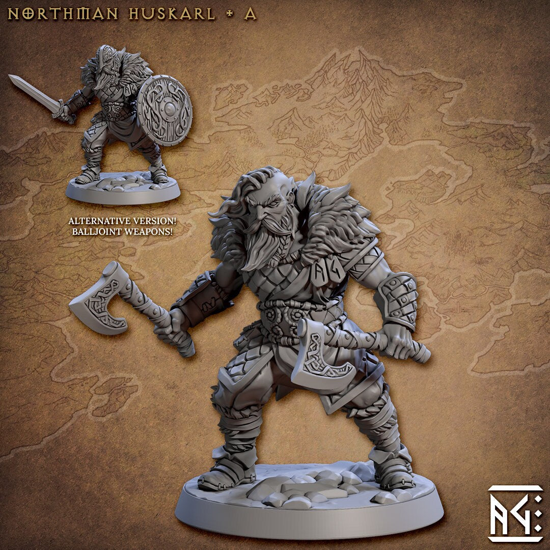 Northman Huskarl - Artisan Guild - 28mm / 32mm / 36mm