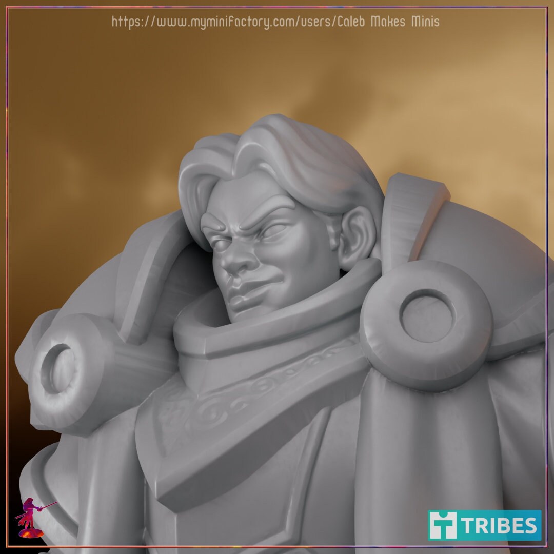 Grand Abbot Jacob Lennox - Caleb Makes Minis - 28mm / 32mm / 36mm