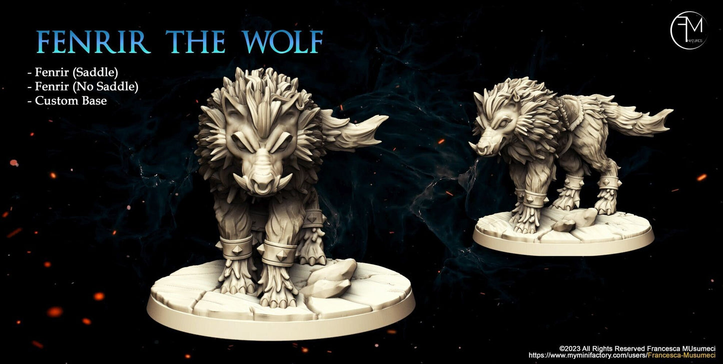 Fenrir the Wolf - Francesca Musumeci - 28mm / 32mm / 36mm