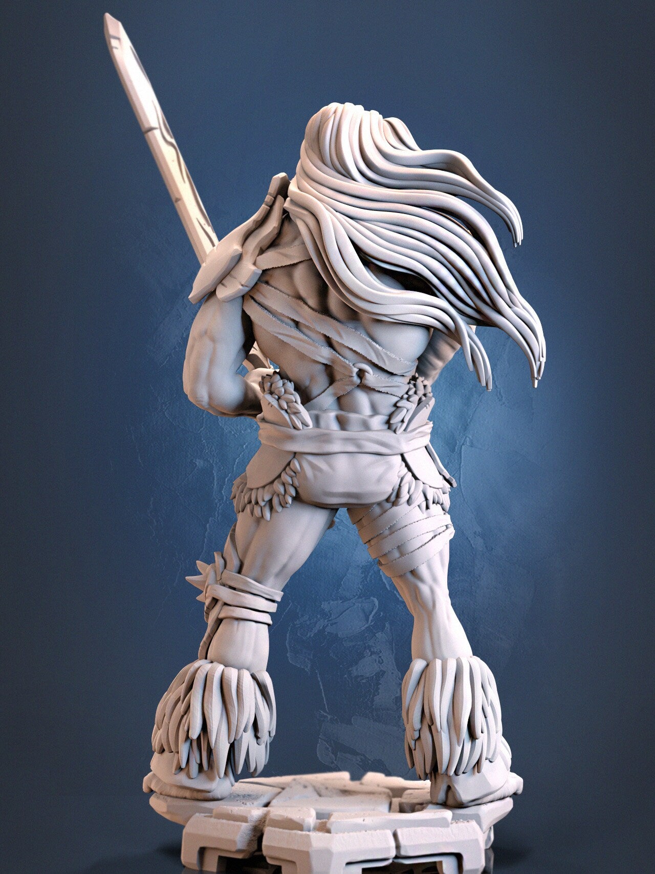 Fighter (War Armor Set) - DraGun Studios - 28mm / 32mm / 36mm / 75mm