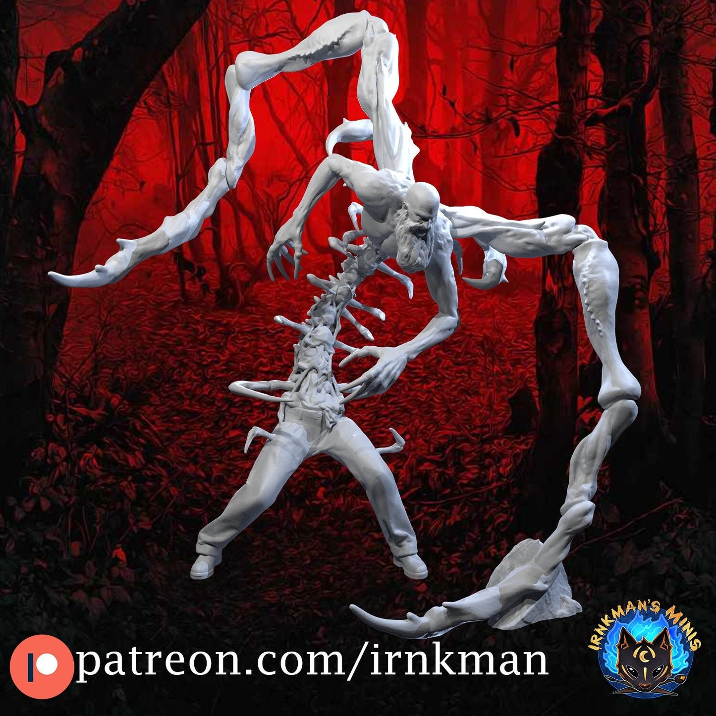 Mutated Preacher - Irnkman's Minis - 28mm / 32mm / 36mm
