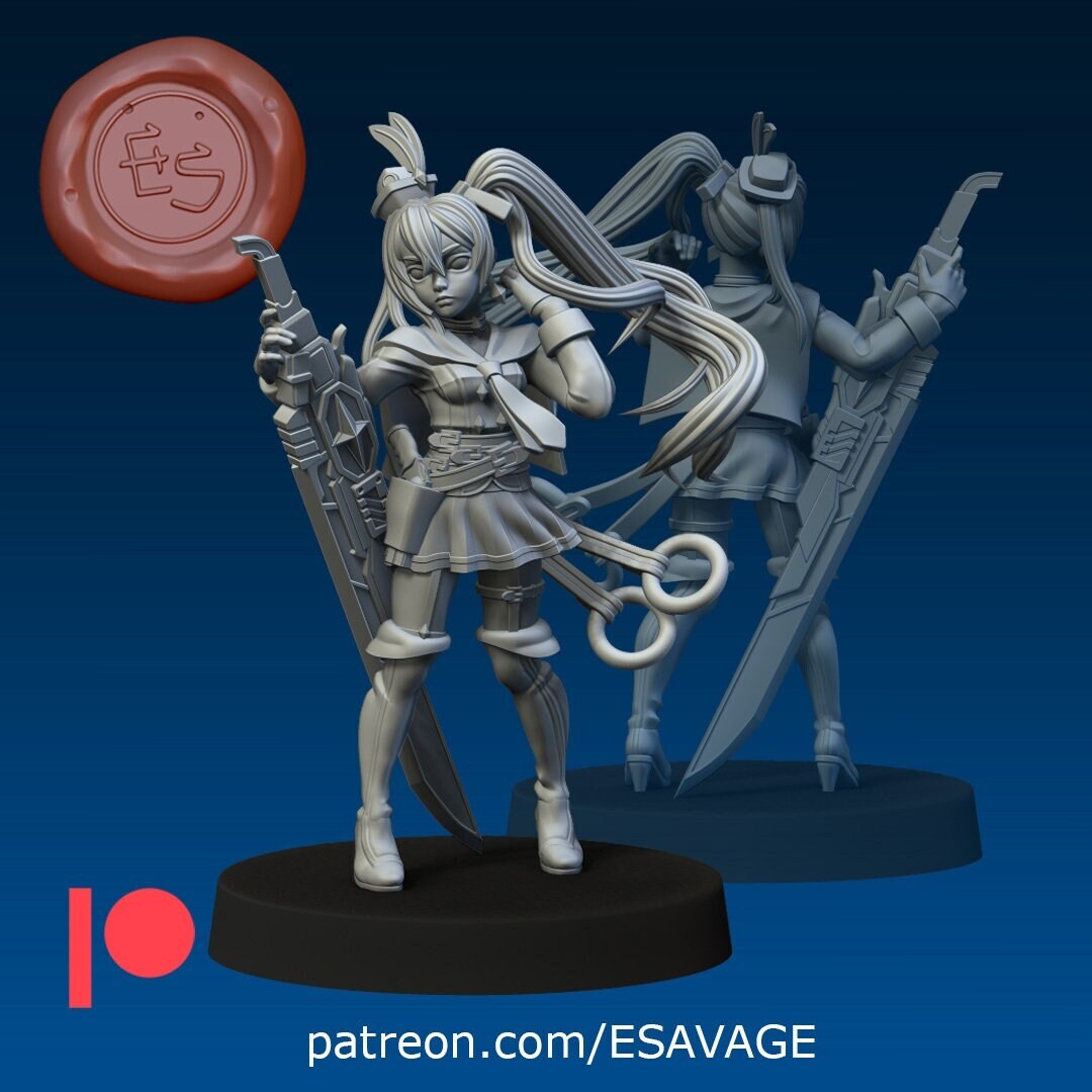 Shironeko Miniature - Ethan Savage Studios - 28mm / 32mm / 36mm